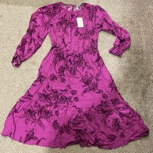 Brand new purple floral dress